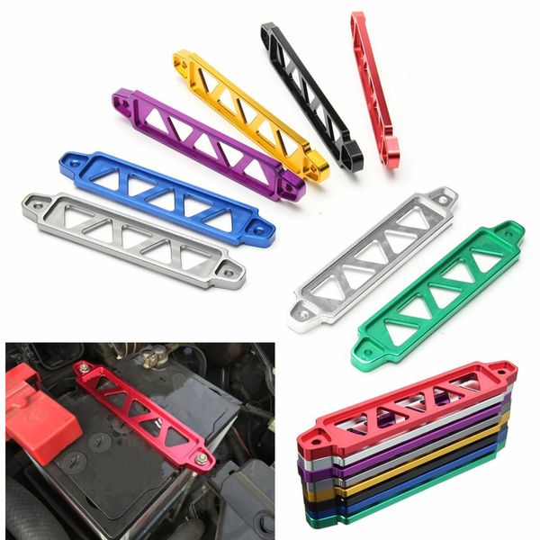 

universal car 220mm/190mm billet aluminum alloy 8color auto battery tie down holder mount bracket brace bar holder bar