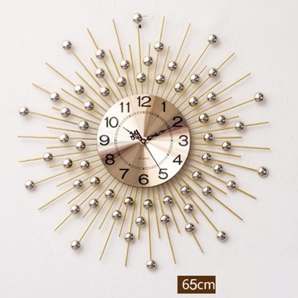 European Wrought Iron Wall Clocks Decoration Crafts Wall Hanging Metal