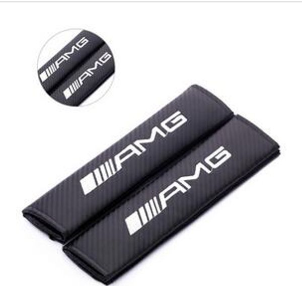 

carbon fiber seat belt cover pad shoulder pad fit for ford kia mini momo amg st sti volvo car styling