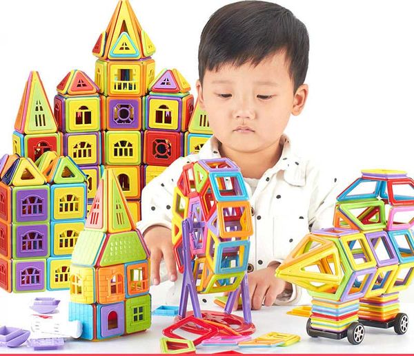 

77-402pcs magnetic designer construction set magnetic pieces magnetic blocks model & building toy magnets toys educational toys