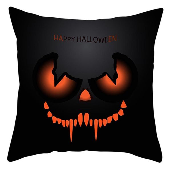 

peach velvet pillowcase ghost skull cover household decorative pillow case halloween dress up supplies