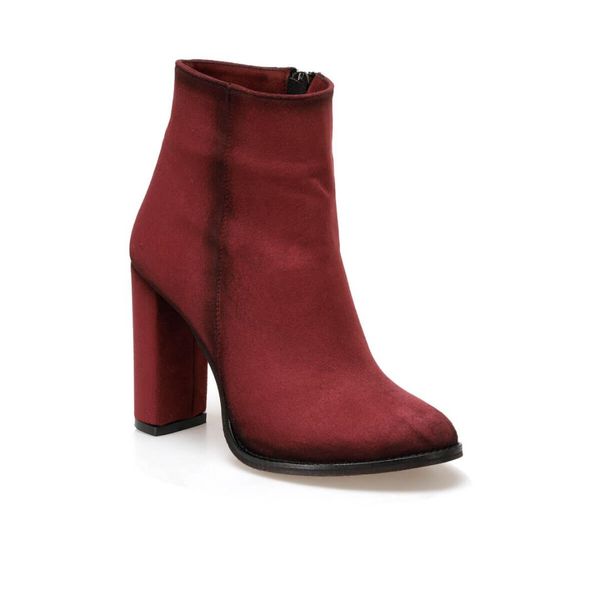 

manche burgundy women 's heels boots butigo, Black