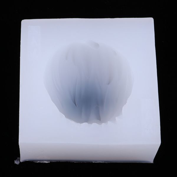 

hair silicone mold cupcake chocolate resin clay mold short hair