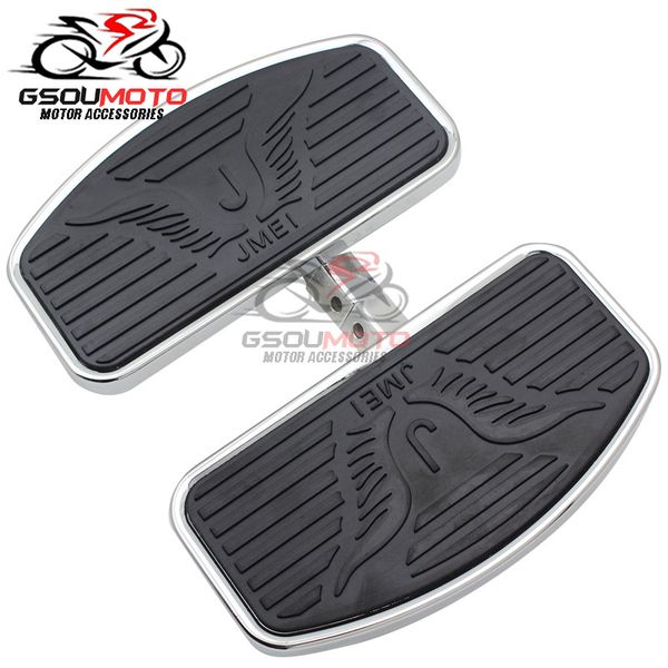 

motorcycle bike front & rear floorboards footboards passenger foot pegs pedal footrests fit for steed vlx400 vlx600 vlx 400 600
