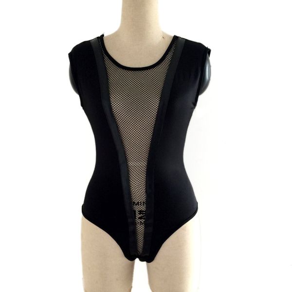 

2019 новых женщин сексуальное исполнение ночной костюм европейских и американских один кусок купальник глубокий v-ray небо пляж swimsuit set, Black;white