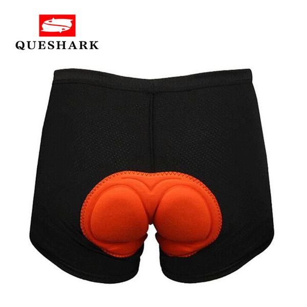 

bicycle comfortable sponge underwear dry-quick bike short pants cycling shorts size s-xxxl for men and women, Black;red