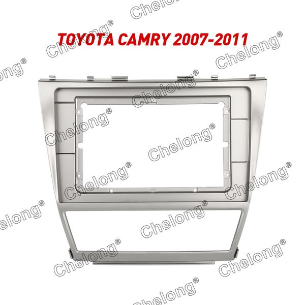

2din car dashboard frame fit for camry 2007-2011 car dvd gps dash panel kit mounting frame trim fascias