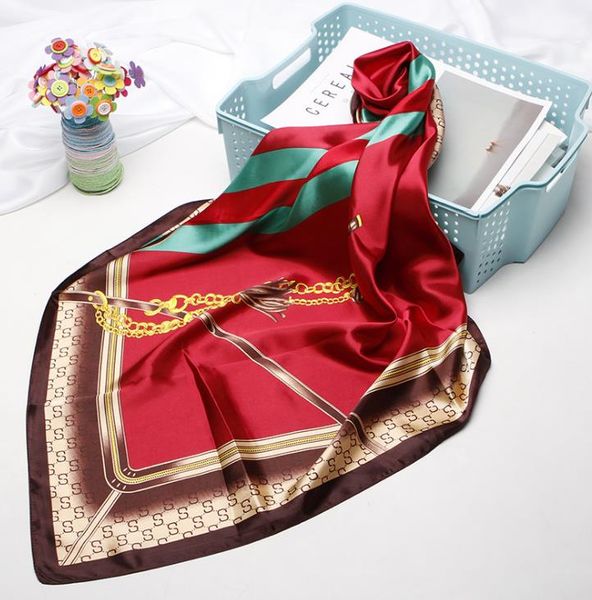 

моделирование шелковые квадратные шарфы женские 2020 новых европейских и американских корпоративных подарков на заказ шарфы шали бесплатная, Blue;gray