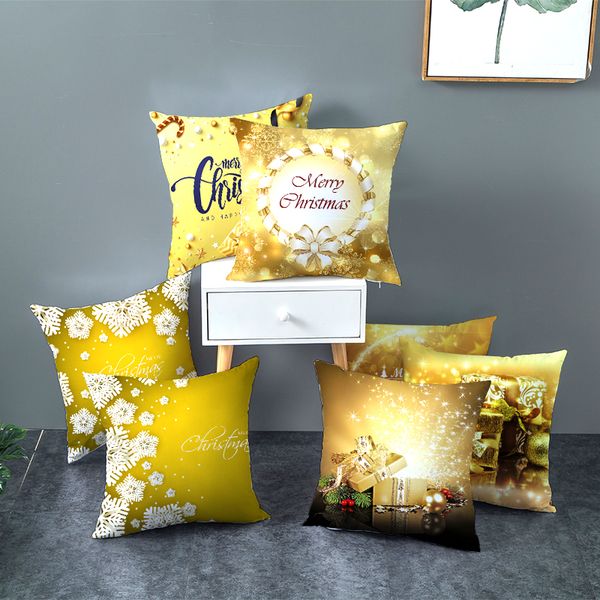 

huiran christmas cushion cover 2019 merry christmas decoration for home navidad cristmas gifts happy new year 2020 xmas ornament