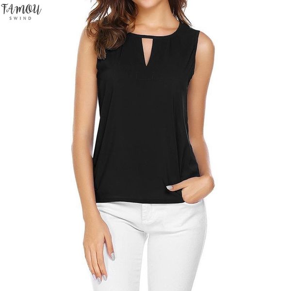 

fashion women ladies tank irregular hollow cotton open back vest tank crop blouse female camisola a40, White