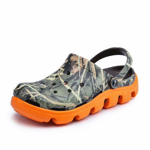 

men causal summer sandals eva garden clogs sandals soft memory hospital shoes male slip on beach water slipper shoes, Black