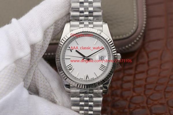 

wristwatches 41mm 116200 asia 2813 mechanical automatic mens men's watch watches white dial, Slivery;brown