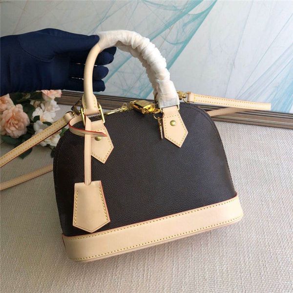 

women shell bag genunie leather classic women handbags totes bag m53152