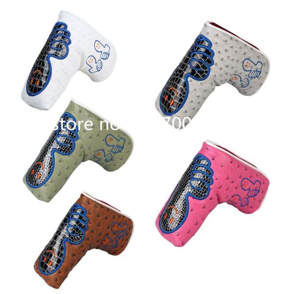 

1pc new golf putter cover thumb headcover magnet closure golf head cover blade style club