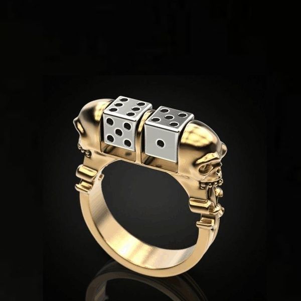 

2020 designer men and women skull separation retro ring european and american fashion new jewelry ring wish, Silver