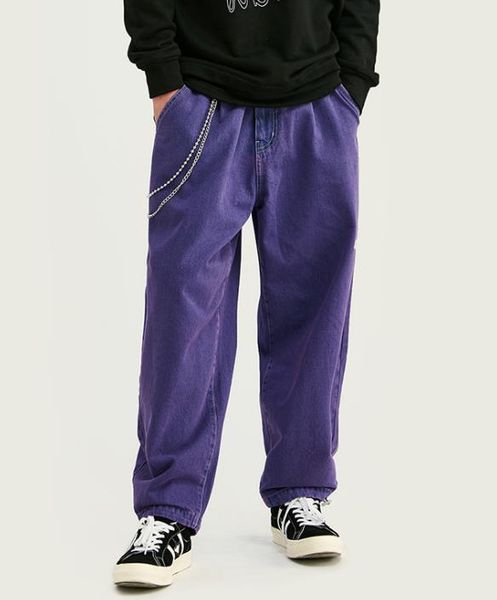 

modern retro jeans men's relaxed tapered jean denim pants boys slacks mens street cowboy trousers autumn hip hop men boyfriend, Blue