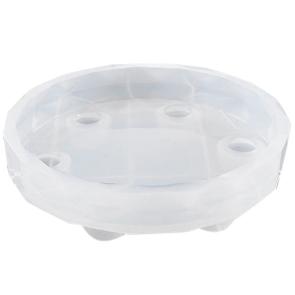 

new creative mini resin table silicone epoxy exhibition table diy crafting tools(molds only, Pink;blue