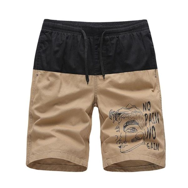 

sagace men's pants men's summer outdoors casual printing patchwork sport beach shorts pants printed panel beach shorts