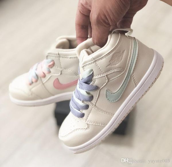 

idzui 1s kids basketball shoes boys girls children babys sneakers summer outdoor casual sport running shoes size 26-35, Black