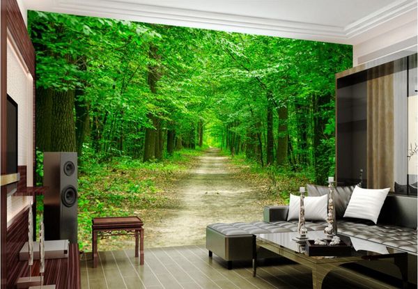 

wdbh 3d wallpaper custom p woods boulevard landscape tv background living room home decor 3d wall murals wallpaper for walls 3 d