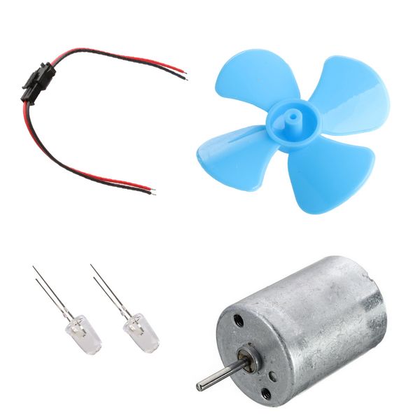 

микро ветряные турбины генератор мини мотор с лопастями led diy kit