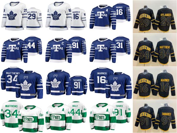 

торонто мэйпл лифс джерси 44 морган райлли джерси 31 frederik andersen 29 william nylander хоккей трикотажные прошитой, Black;red