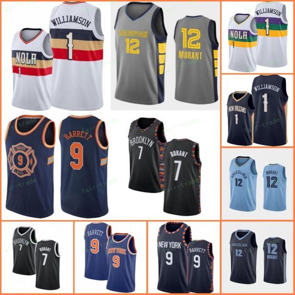 

Ncaa 2019 zion 1 william on ja 12 morant r j rj 9 barrett kevin 7 durant kyrie 11 men irving embroidery ba ketball jer ey hirt