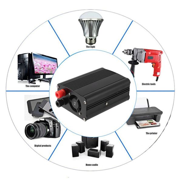 

new styling professional 300w dc12v to ac220v car inverter high converting efficiency usb charger converter transformer inverter