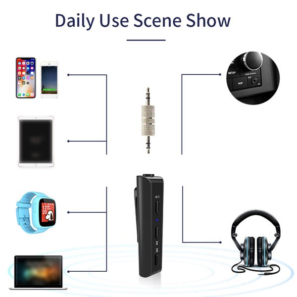 

call lapbluetooth receiver handswireless phone auto audio jack adapter accessories tool music 3.5mm universal car kit