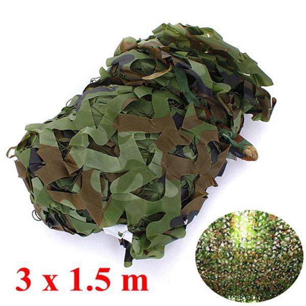 

3x1.5m desert camouflage net camo for jungle blinds hunting camping pgraphy jungle blinds car-covers net