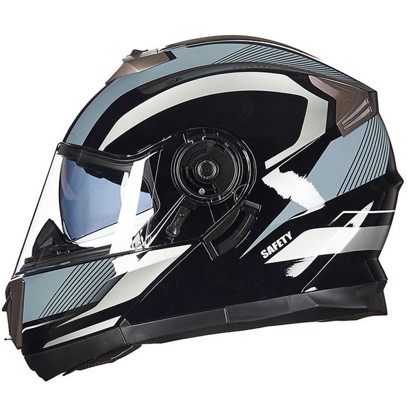 

gxt 160 motorcycle flip up helmet 4 seasons double lens full face riding helmet casco racing motocross full scooter capacete