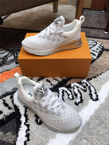 

2020ss 2019 new man casual shoes breathable male shoes fashion rainbow sole shoes lightweight comfortable breathable walking sneakers yecq4, Black
