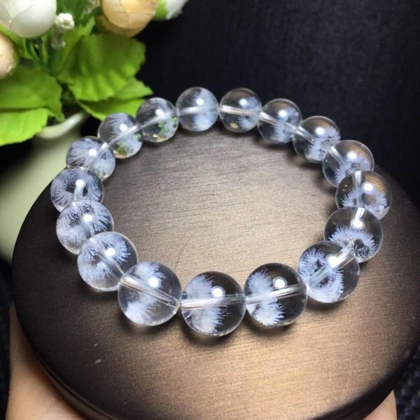 

jinwateryu bracelet natural white crystal snowflake dandelion bracelet new explosion crystal king, Black