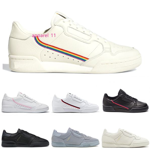 

2020 calabasas powerphase continental 80 casual shoes pride clould white core black rascal grey women mens trainers sports sneakers 36-45