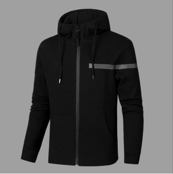 

sport coat men brand jacket windbreaker spring swatshirt autumn fashion jacket men's hooded casual jackets winter clothesgx8x, Black
