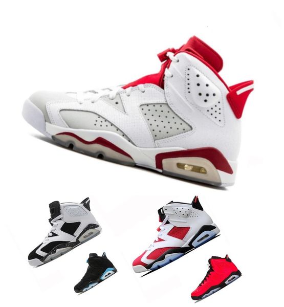 

6 carmine retre infrared 6s blue olympic slam dunk men women basketball shoes white black wheat oero unc carmine bred j6 sneakers