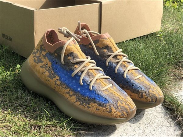 

2020 originals 380 blue oat reflective 3m bloarf authentic fy5137 fx9847 kanye west mens women running shoes outdoor sneakers with box