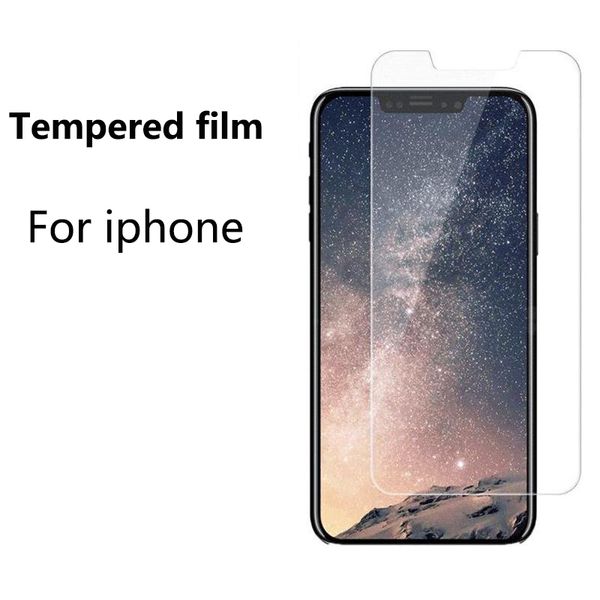 

for iphone 11 pro max xs xr 8 plus 6 7 8 explosion-proof glass film tempered film 9h belt box