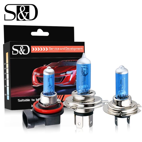 

2pcs h4 h11 h7 55w 100w halogen headlight bulb 12v h1 h3 9005 9006 9007 9004 hb3 hb4 hb5 auto fog light white car lamp drl