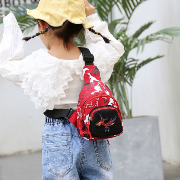 

children designer chest bags boys girls fashion dinosaur messenger bags kids luxury cartoon camouflage bags childrens bandbags 2020
