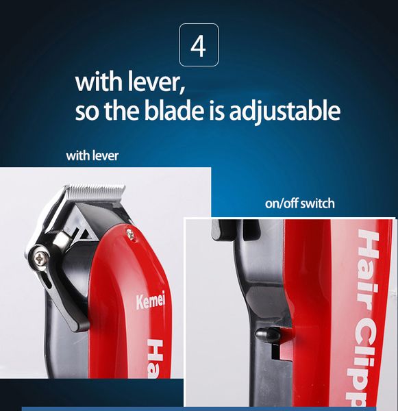 

new kemei barber clipper professional cordless hair trimmer for men beard electric cutter head hair cutting machine haircut