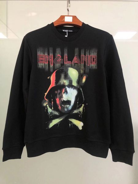 

designer mens hoodie luxury brand hoodies new fashion print couple sweater trend street hip hop sweater casual wild black top