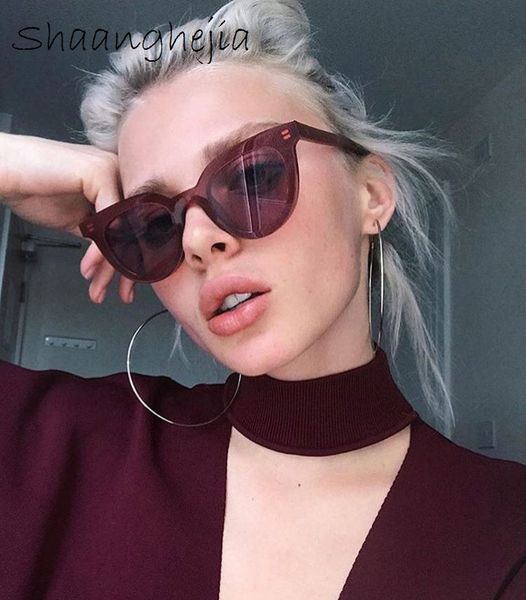 

women's candies sunglasses red frame men vintage brand spectacles 2018 sun glasses ladies eyewear shades, White;black