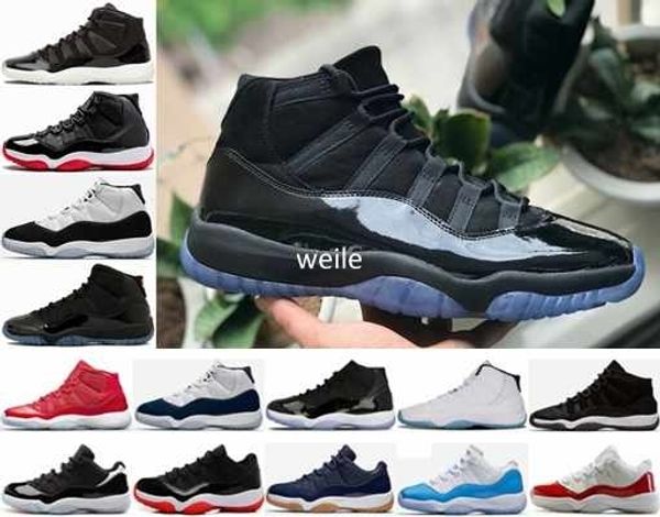 

11 prom night blackout prm heiress win like 82 96 space jam men women basketball shoes 11s athletic sports sneakers size 36-47
