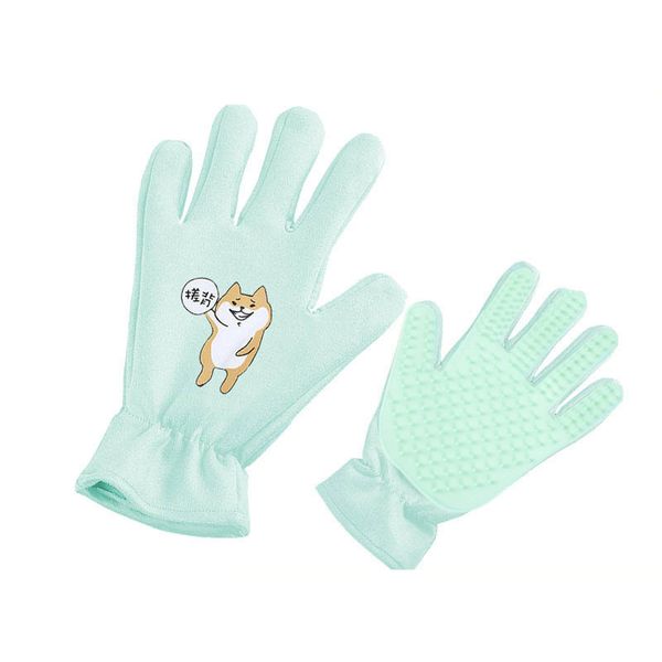 

cat hair beauty and removal brush cleaning gloves for pet cat massage comb silica gel bath cleaning tools