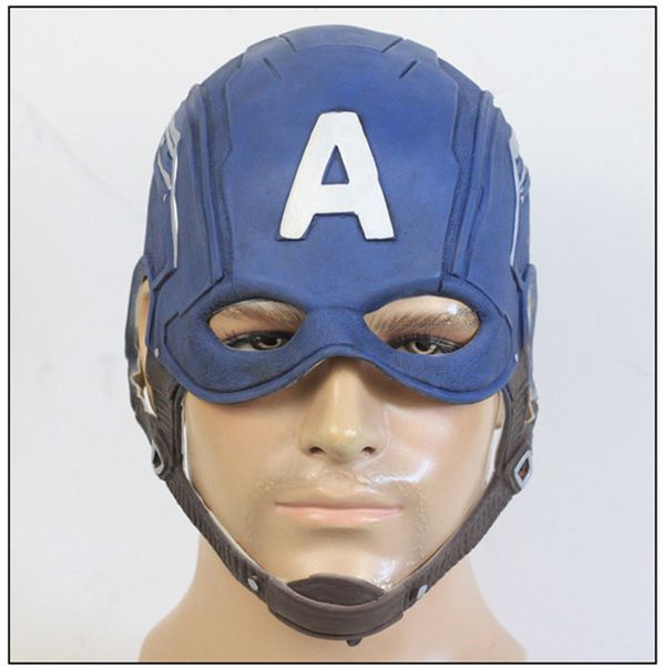 

captain america mask costume accessories civil war steven cosplay helmet christmas gift halloween party mask props new, Silver