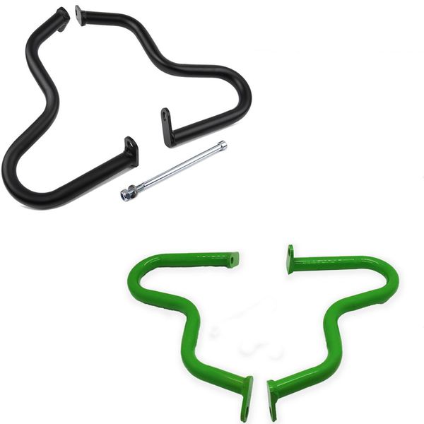 

рама protector black green engine guard краш bar для kawasaki er6n er6n 2012-2015