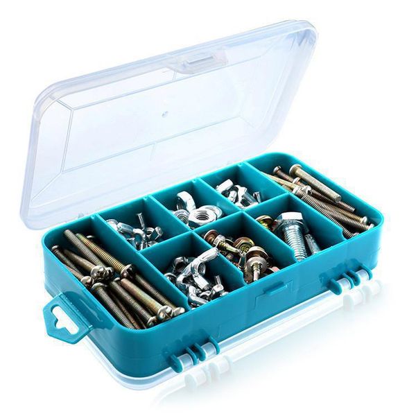 

transparent box double-side storage tool multifunction tool box