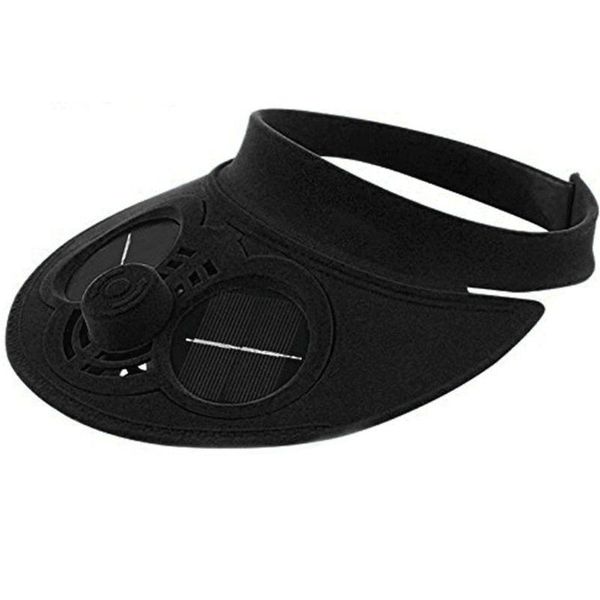 

fashion daily with cooling fan solar power sun hat sports fisher summer gifts empty kids beach cap outdoor wide brim cycling, Blue;gray