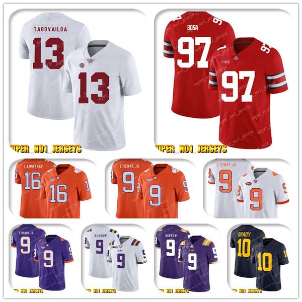 

ncaa 13 tua tagovailo 97 nick bosa alabama crimson tide 12 aaron rodgers 17 davante adams jaire alexander jimmy graham bart starr, Black;red